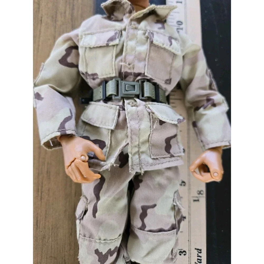 Vintage S/2 GI Joe Hasbro Dolls desert Camouflage Uniforms 12